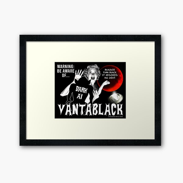 Item preview, Vantablack AI designed and sold by EyeMagined.