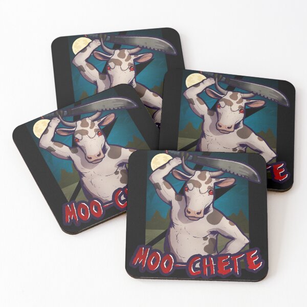 Item preview, Moo-chete - Funny Killer Cow Slasher Horror Parody designed and sold by OssuanArt.