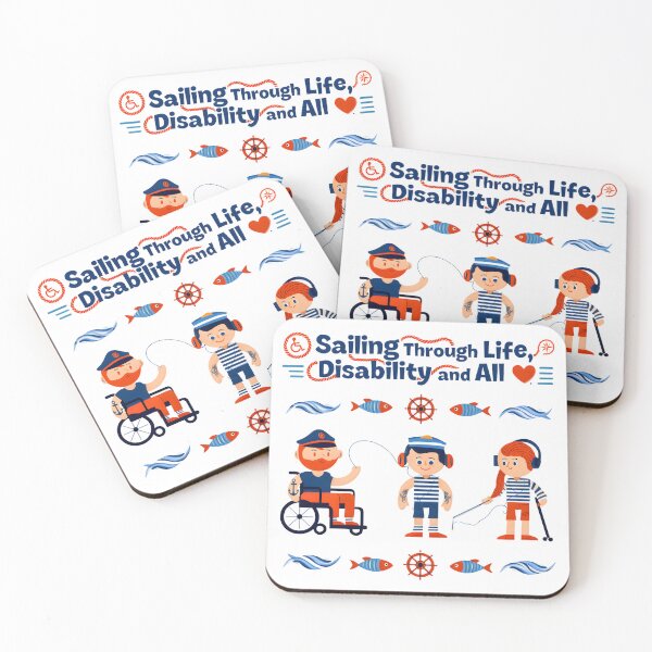 Item preview, Sailing Through Life, Disability and All | Inclusive Nautical Empowerment Digital Art 2025 designed and sold by AnnDesignStudio.