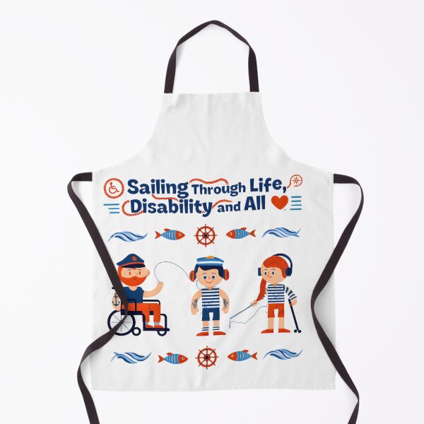 Item preview, Sailing Through Life, Disability and All | Inclusive Nautical Empowerment Digital Art 2025 designed and sold by AnnDesignStudio.