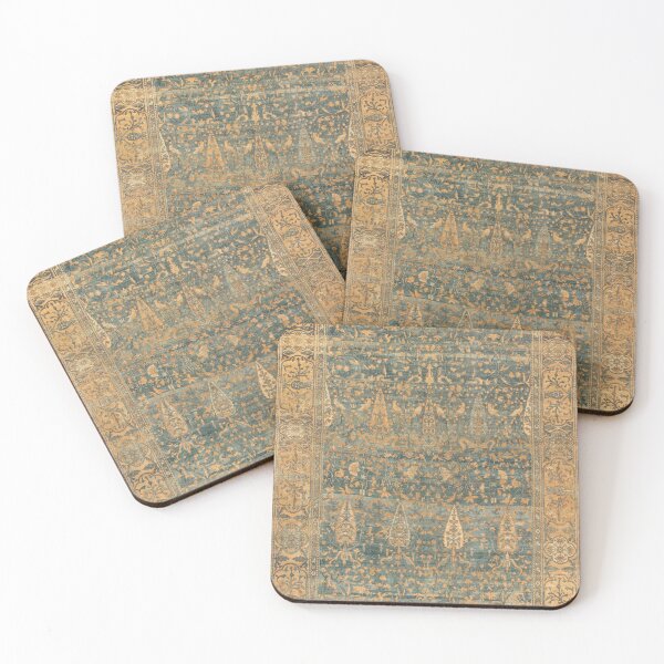 Item preview, Antique Persian Kirman Rug Print designed and sold by Vicky Brago-Mitchell®.