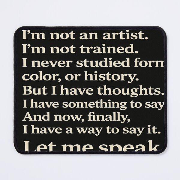 Item preview, Let me speak designed and sold by LOGOSINTERIUM.