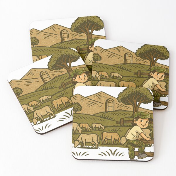 Item preview, Country Kid on the Fence – Vintage Ranch Life Scene T-Shirt designed and sold by Western Wear Art.