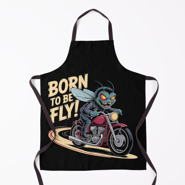 Item preview, Born To Be Fly Biker Chopper Funny Insect designed and sold by SurrealArtSzysz.