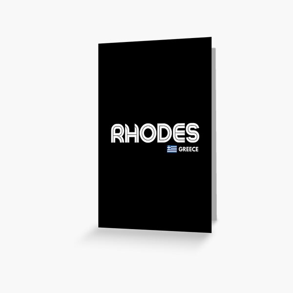Item preview, Rhodes - Greece designed and sold by Sketch-Shack.