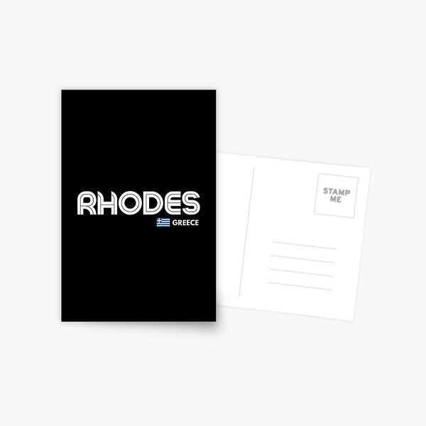 Item preview, Rhodes - Greece designed and sold by Sketch-Shack.