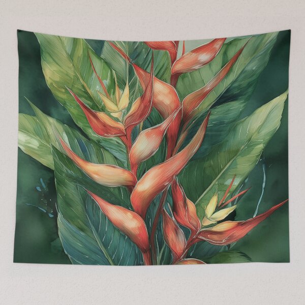Item preview, Hawaiian Big Island Heliconia designed and sold by J Marielle Designs.
