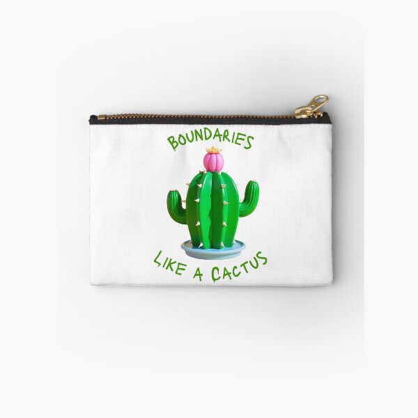 Item preview, Boundaries Like a Cactus – Funny Self-Care Graphic (Green Version) designed and sold by T. E. Wilder.