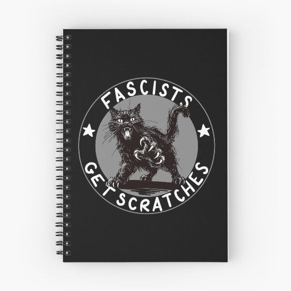 Item preview, Cats Against Fascists Grey Version designed and sold by KilkennyCat Art.