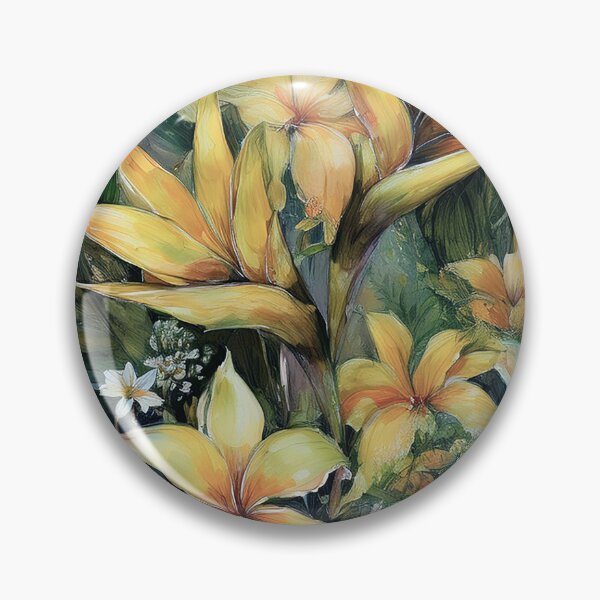 Item preview, Hawaiian Yellow Heliconia Forest designed and sold by J Marielle Designs.