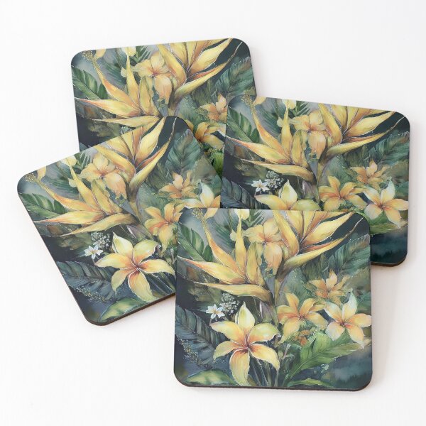 Item preview, Hawaiian Yellow Heliconia Forest designed and sold by J Marielle Designs.
