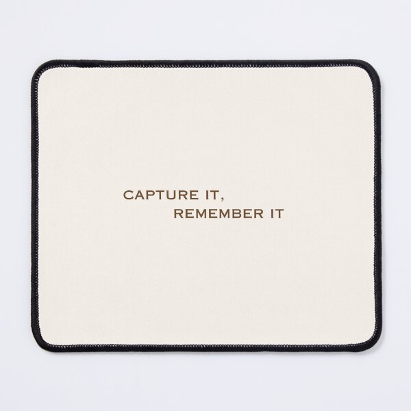 Item preview, capture it, remember it designed and sold by TheBolter.