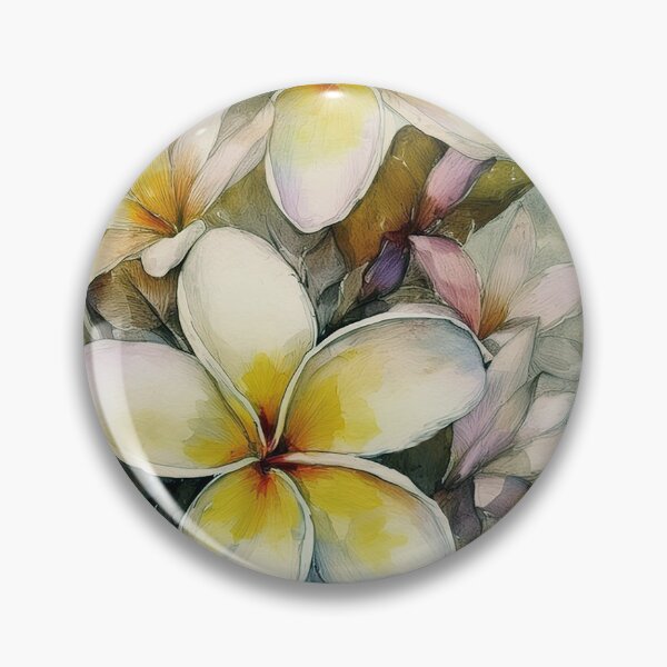 Item preview, Hawaiian White Plumeria and Shell Ginger designed and sold by J Marielle Designs.