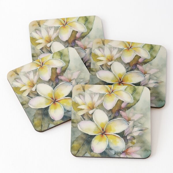 Item preview, Hawaiian White Plumeria and Shell Ginger designed and sold by J Marielle Designs.
