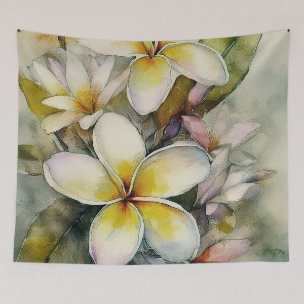Item preview, Hawaiian White Plumeria and Shell Ginger designed and sold by J Marielle Designs.