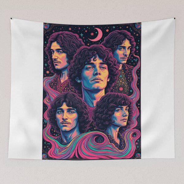 Item preview, Psychedelic Rock Band Poster – Surreal Conceptual Music Art, Progressive & Lava Lamp Design designed and sold by  Ojo de Lilith.
