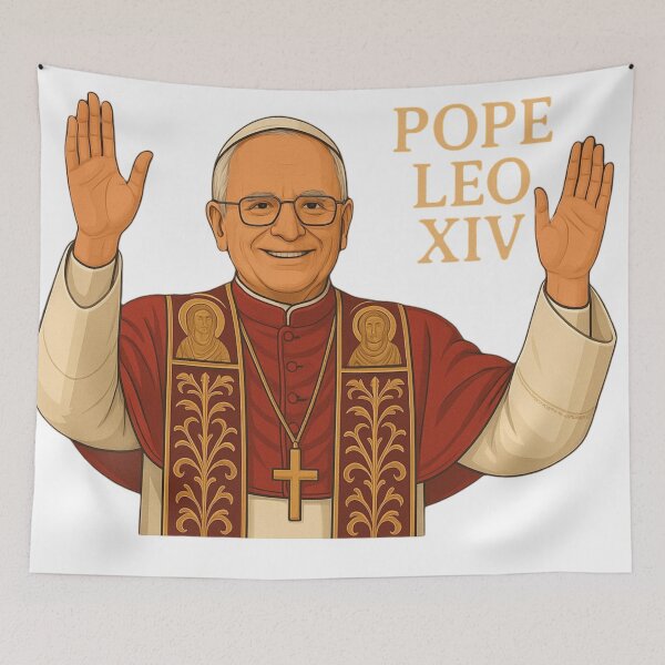 Item preview, Pope Leo designed and sold by Lemon Pop.