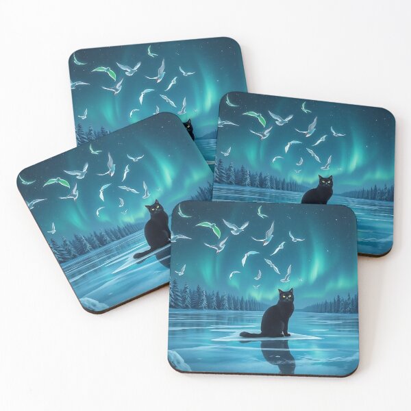 Item preview, Cat of the Northern Lights designed and sold by Zazeyy.
