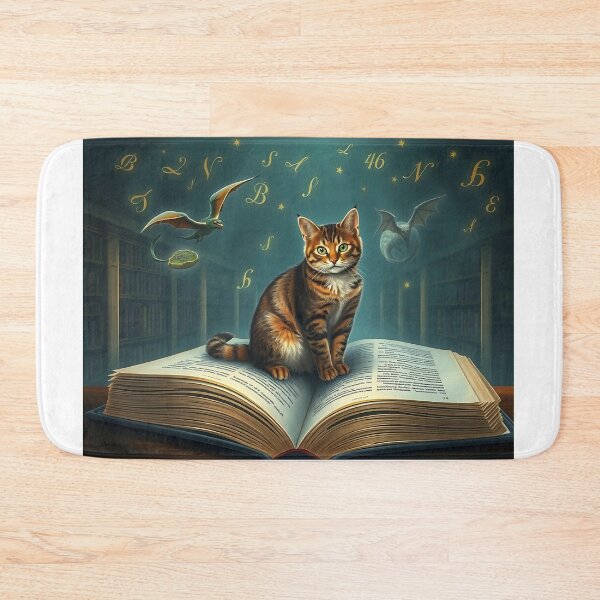 Item preview, Cat in the book universe designed and sold by Zazeyy.