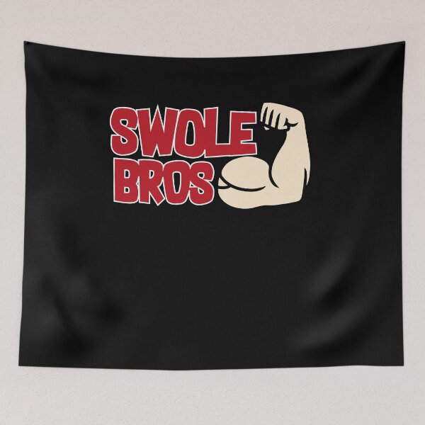 Item preview, Swole Bros Weight Lifting Bicep Flex Design designed and sold by AllStarMerch.