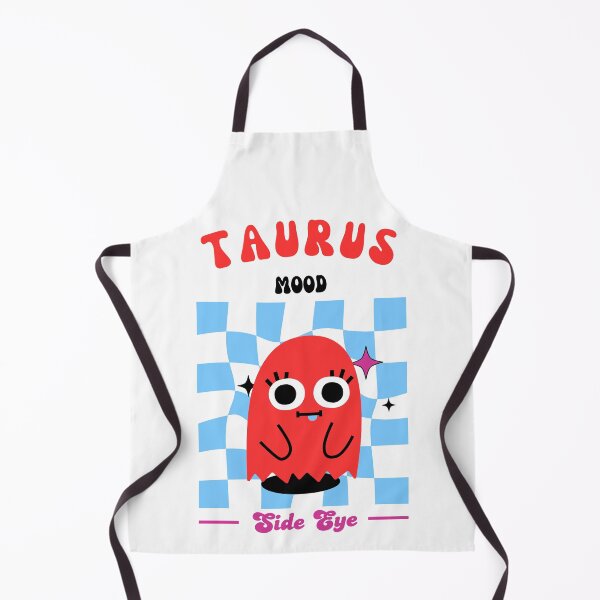 Item preview, Retro Taurus Mood Side Eye Groovy Zodiac Art designed and sold by Elizabeths Epothecary.