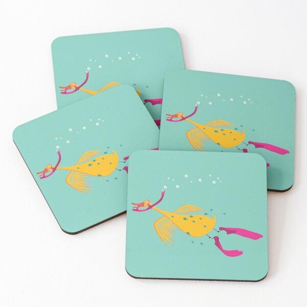 Item preview, Diving duck with flippers designed and sold by RosisEnkelin.