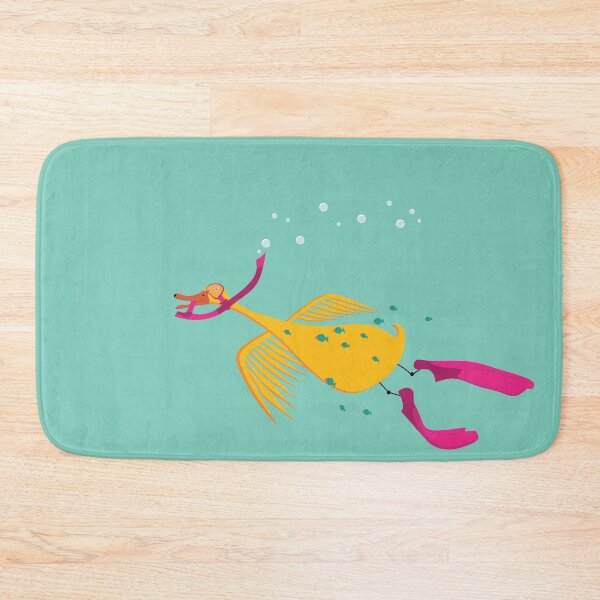 Item preview, Diving duck with flippers designed and sold by RosisEnkelin.
