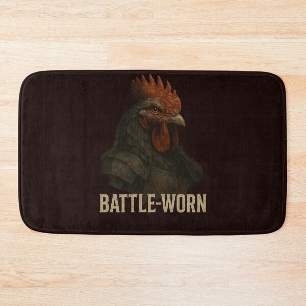 Item preview, Battle-Worn Rooster – Warrior Spirit designed and sold by MaPerle.