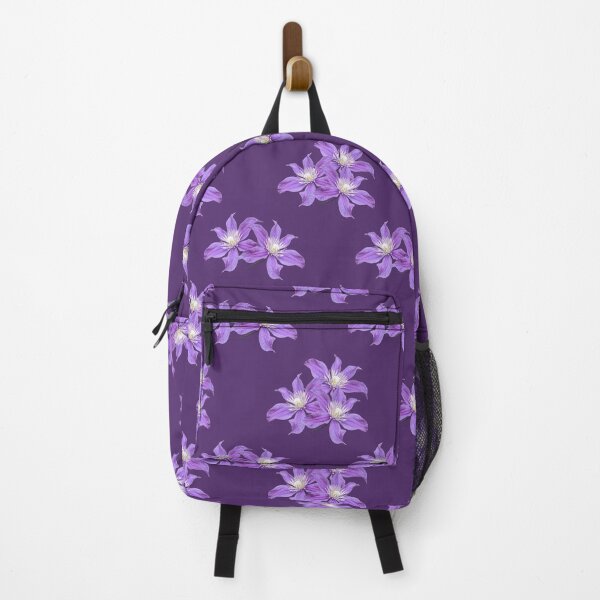 Item preview, Clematis Cutie Dark Pattern designed and sold by Technicolor Coats.