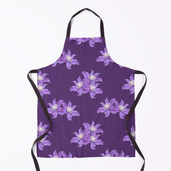 Item preview, Clematis Cutie Dark Pattern designed and sold by Technicolor Coats.