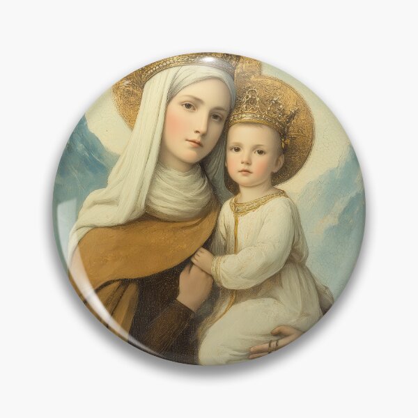 Item preview, The Gift of the Scapular - Our Lady of Mount Carmel designed and sold by SanctifiedSouls.