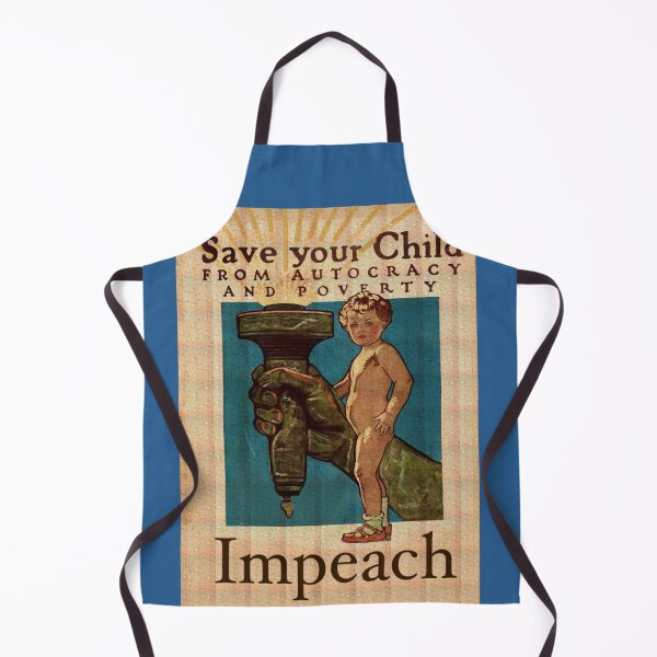 Item preview, IMPEACH, SAVE YOUR CHILD FROM AUTOCRACY AND POVERTY Re-imagined Vintage Poster designed and sold by thelivingrp.