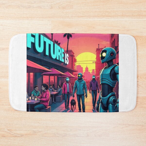 Item preview, Robots in a city designed and sold by 1R6V.