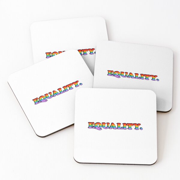 Item preview, EQUALITY Rainbow Text LGBTQ  Pride Month designed and sold by Inspirationmotivation.