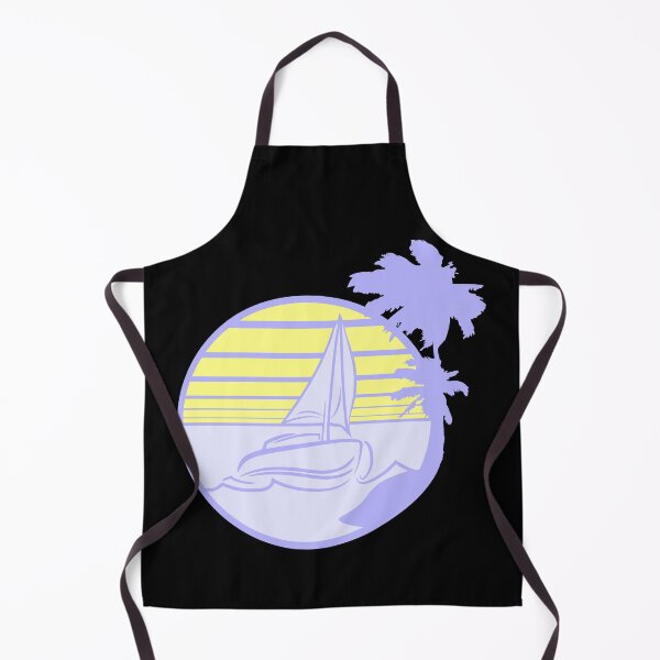 Item preview, Ship Sun Palm Trees South Sea Evening Cool Sunset designed and sold by shirt-o-mat.