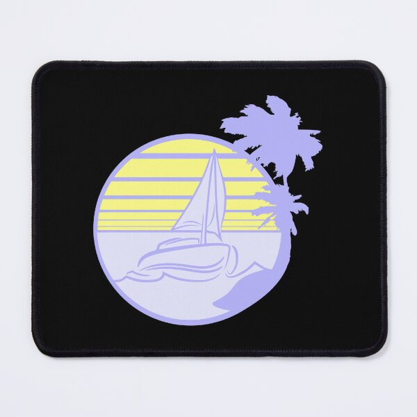 Item preview, Ship Sun Palm Trees South Sea Evening Cool Sunset designed and sold by shirt-o-mat.