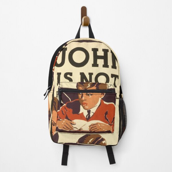 Item preview, JOHN IS NOT REALLY DULL Vintage Advertising Poster designed and sold by thelivingrp.