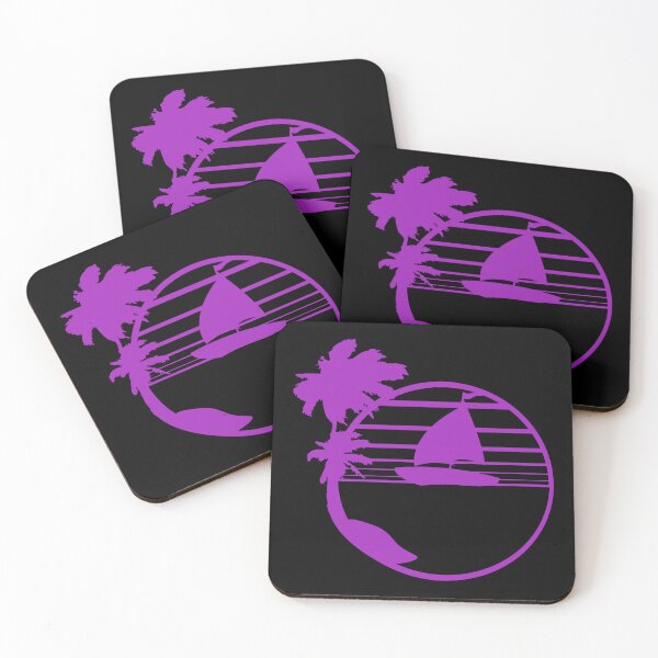 Item preview, Ship Sun Palm Trees South Sea Evening Cool Sunset designed and sold by shirt-o-mat.
