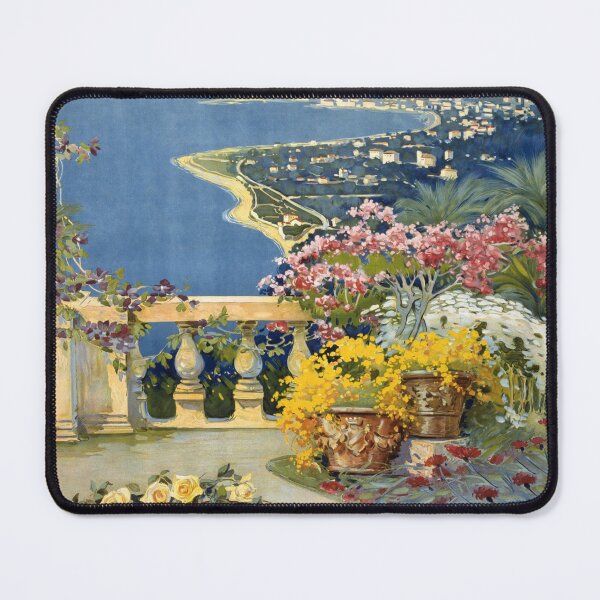 Item preview, Vintage Travel Poster : Sanremo / Alicandri Roma Italy 1920 designed and sold by PureVintageLove.