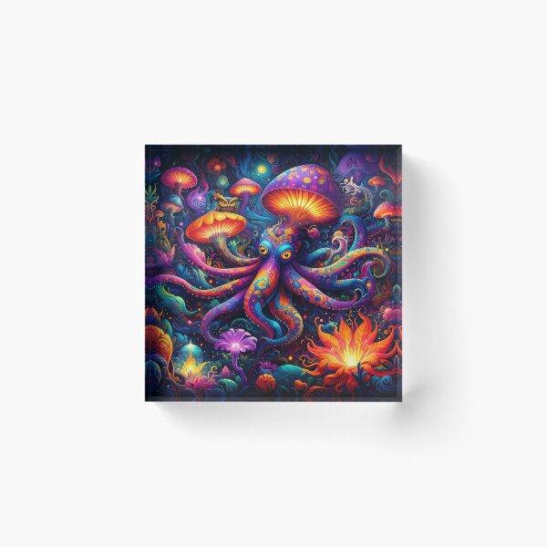 Item preview, Octopus in LaLa Land with Barney the owl designed and sold by rainsdesigns.