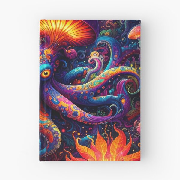 Item preview, Octopus in LaLa Land with Barney the owl designed and sold by rainsdesigns.