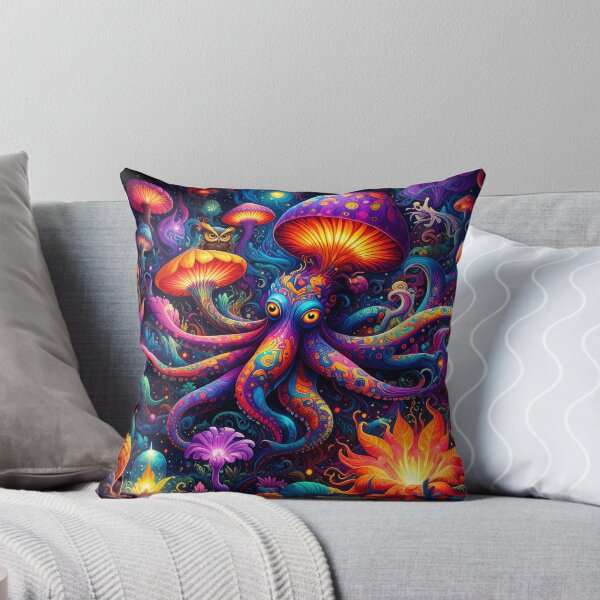 Item preview, Octopus in LaLa Land with Barney the owl designed and sold by rainsdesigns.