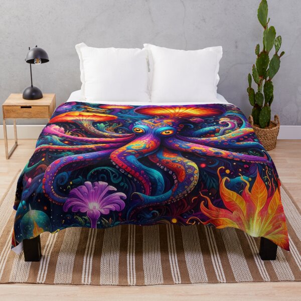 Item preview, Octopus in LaLa Land with Barney the owl designed and sold by rainsdesigns.
