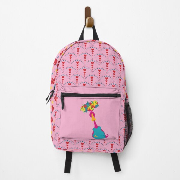Item preview, Runner duck diagonally with apron, teddy and flower wreath pink designed and sold by RosisEnkelin.