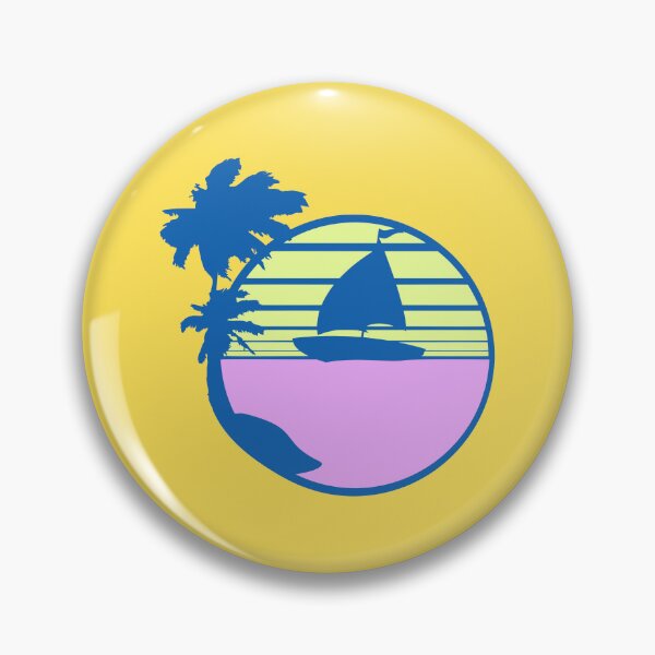 Item preview, Ship Sun Palm Trees South Sea Evening Cool Sunset designed and sold by shirt-o-mat.