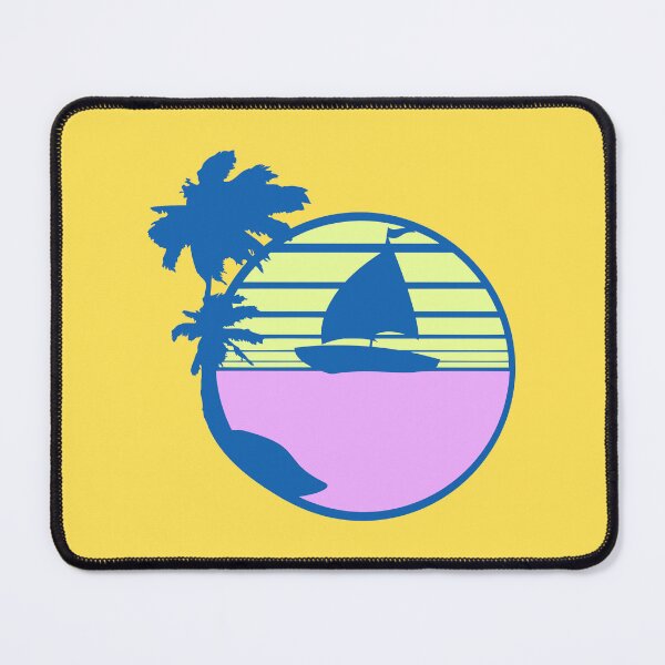 Item preview, Ship Sun Palm Trees South Sea Evening Cool Sunset designed and sold by shirt-o-mat.