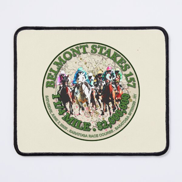 Item preview, 2025 Belmont Stakes 157 thoroughbred racing design designed and sold by Ginny Luttrell.