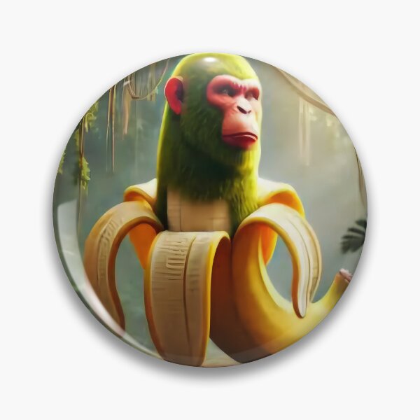 Item preview, Chimpanzini Bananini Brainrot Meme designed and sold by EmeraldeaArt.