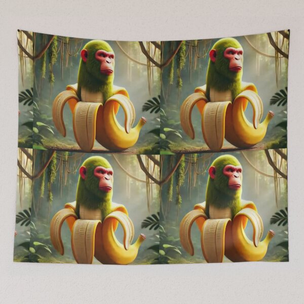 Item preview, Chimpanzini Bananini Brainrot Meme designed and sold by EmeraldeaArt.