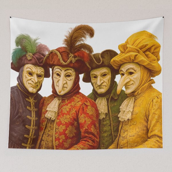 Item preview, Pantalone Venetian Masks Close-Up  designed and sold by branaghbel.